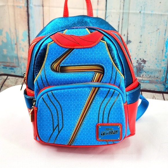 Loungefly Marvel MS Marvel Cosplay Mini Backpack - Picture 1 of 7